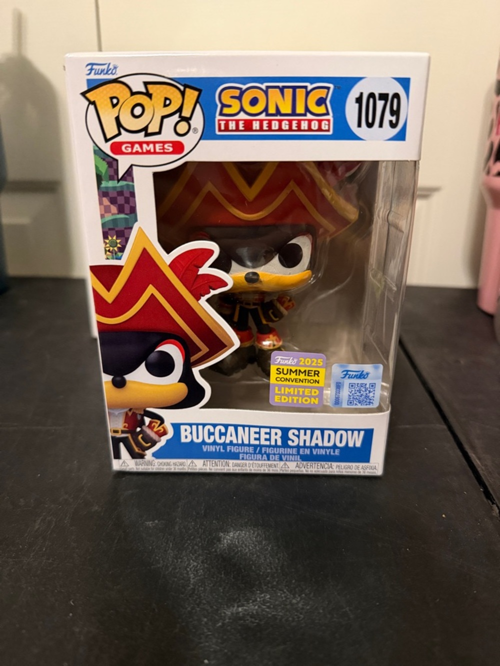 Funko Pop! Games Sonic Buccaneer Shadow - Red, Yellow, Black